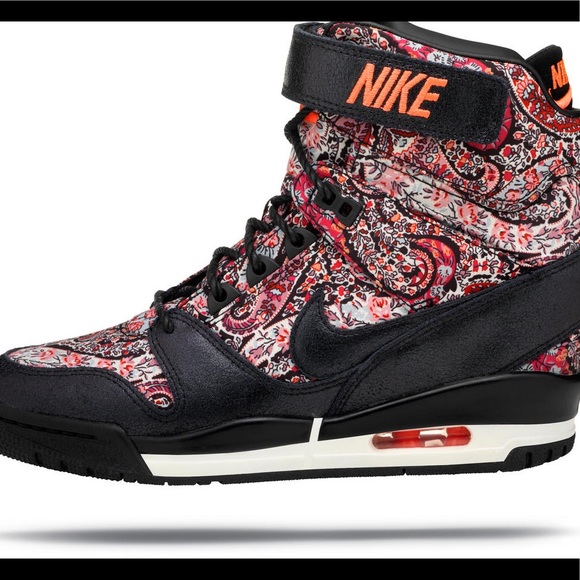 🔥 RARE Nike Wedge Air Revolution Ski Hi Liberty Paisley Unique Limited Edition - Picture 2 of 9